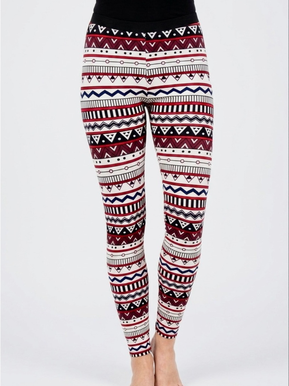 DREAM LEGGINGS Bohemian Tribal Print High Elastic Waisted Leggings Boho Aztec